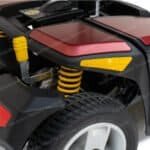 pride go go indurance maxx li portable scooter rear suspension