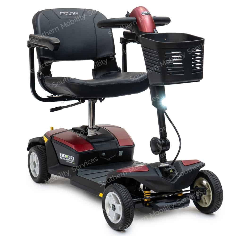 pride go go indurance maxx li portable scooter