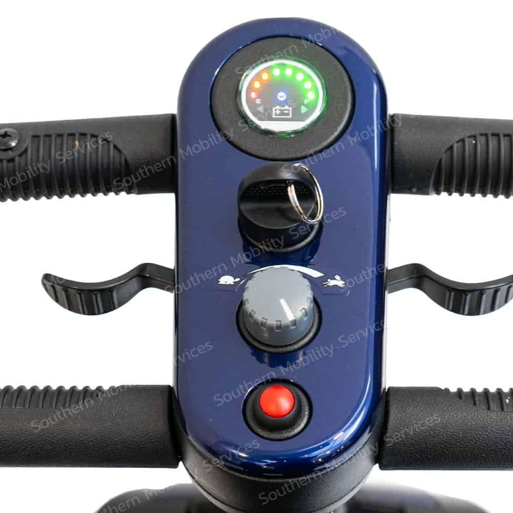 used jaunt plus portable mobility scooter tiller