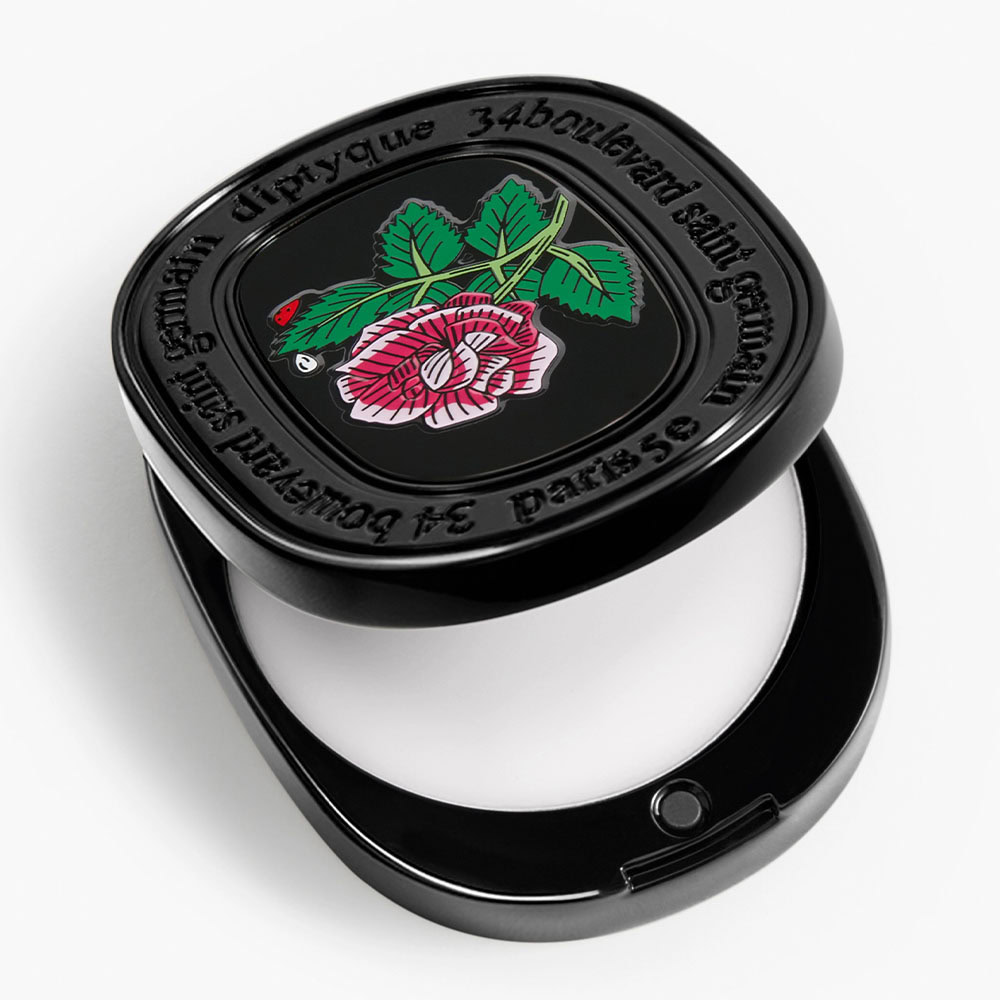 Diptyque Solid Perfumes - refillable alcohol-free scented balms with Philosykos, Do Son, and Orphéon Diptyque Solid Perfumes in refillable alcohol-free scented balm formats with Philosykos, Do Son, and Orphéon fragrance worlds