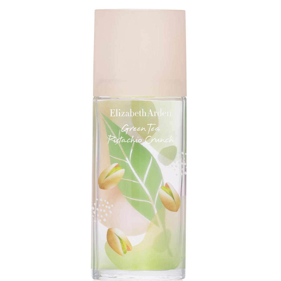 Elizabeth Arden Green Tea Pistachio Crunch - green tea, pistachio husk accord, vanilla bean, and brown sugar Elizabeth Arden Green Tea Pistachio Crunch with bergamot, pistachio husk accord, green tea, heliotrope, vanilla bean, white amber, and brown sugar