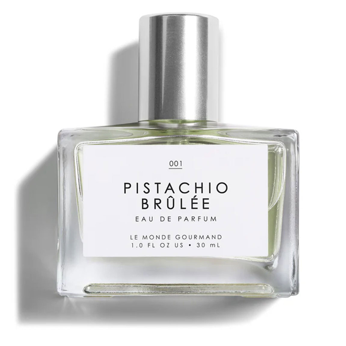 Le Monde Gourmand Pistachio Brûlée - milky mousse, pistachio crumbs, and vanilla bean Le Monde Gourmand Pistachio Brûlée Eau de Parfum with milky mousse, pistachio crumbs, and vanilla bean in a creamy gourmand scent