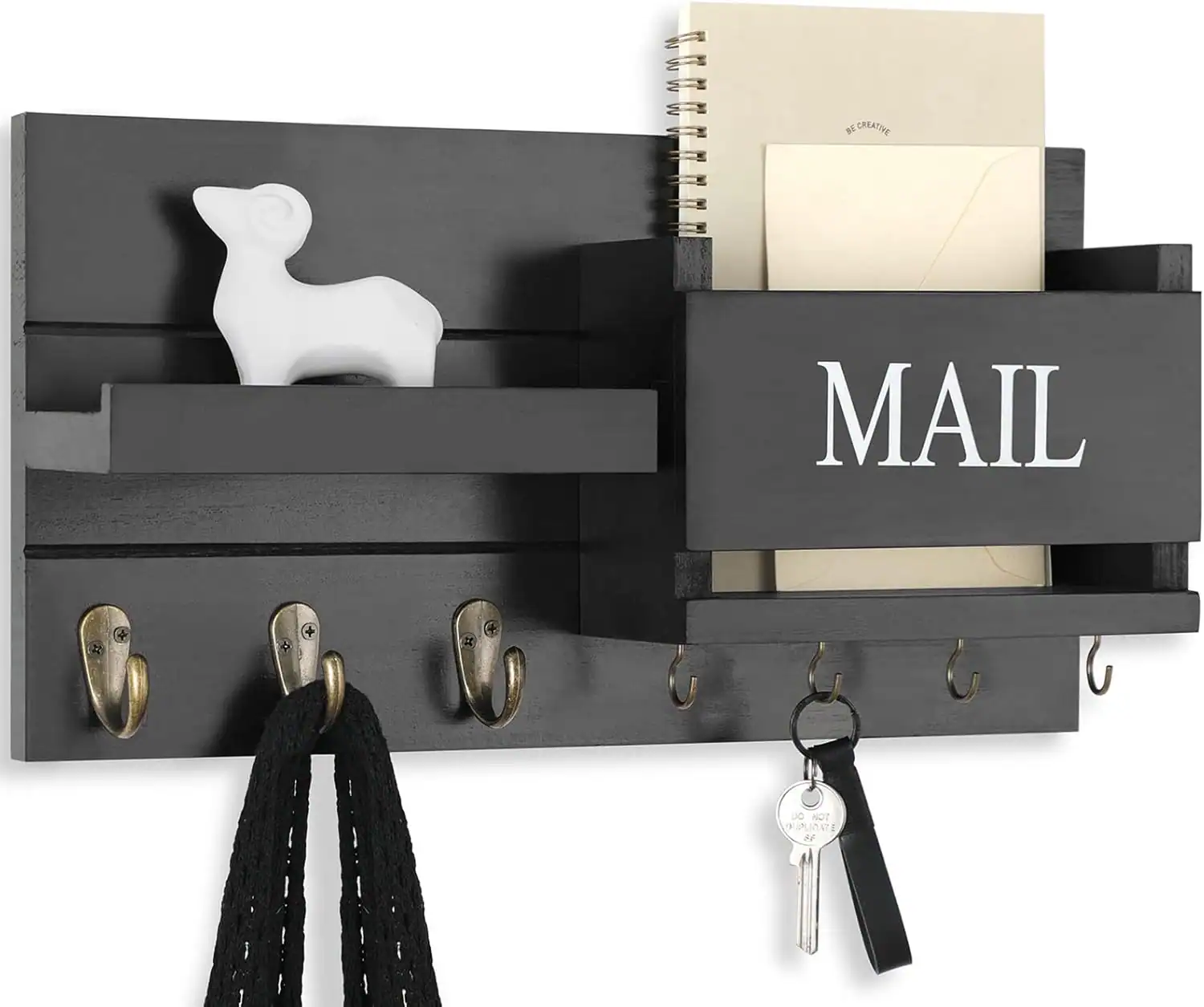 Compact entryway organization ideas for renters with hooks, mail storage, and keys.