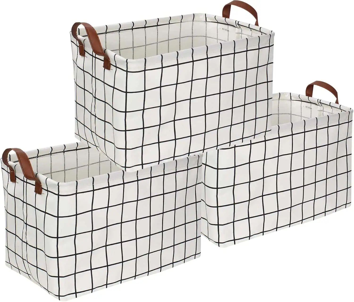 Versatile storage baskets for entryway organization, ideal for renters and small spaces.