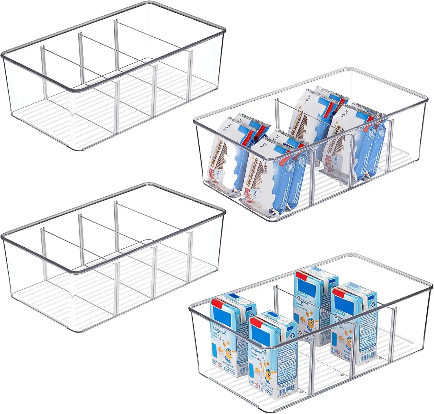 Efficient kitchen organization ideas with wire baskets for small apartment kitchens.
