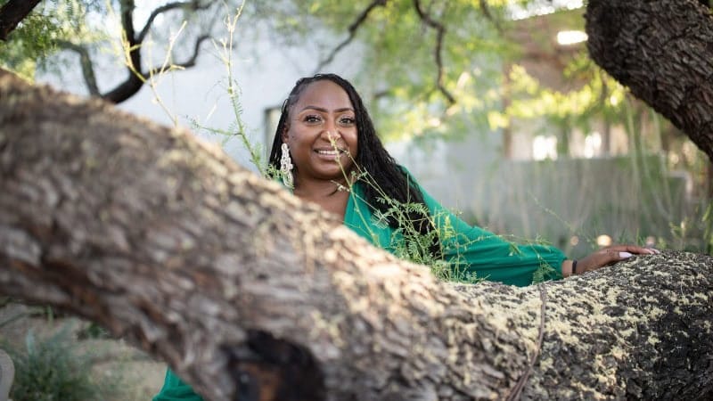 Elegant Woman in Nature for Wedding Video