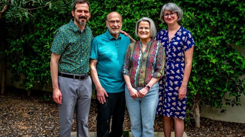 Family Portrait in Phoenix Garden