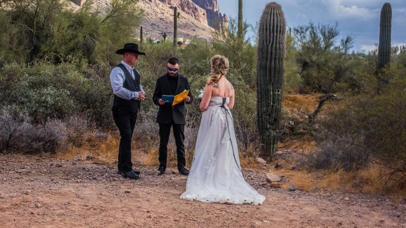 Desert Wedding Ceremony in Phoenix