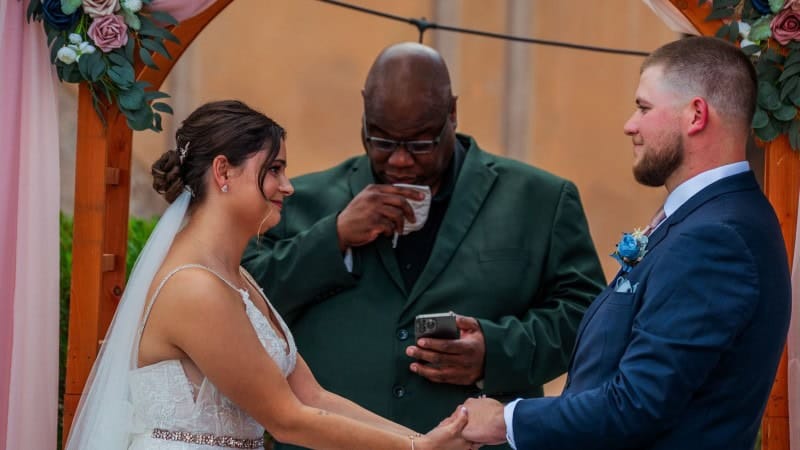 Beautiful Wedding Ceremony Moment