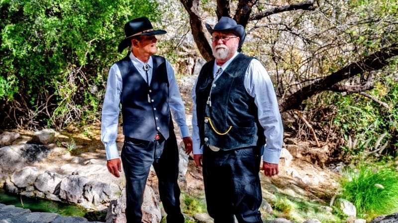 Western-themed Wedding Photo