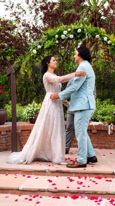 Beautiful Wedding Ceremony in Garden