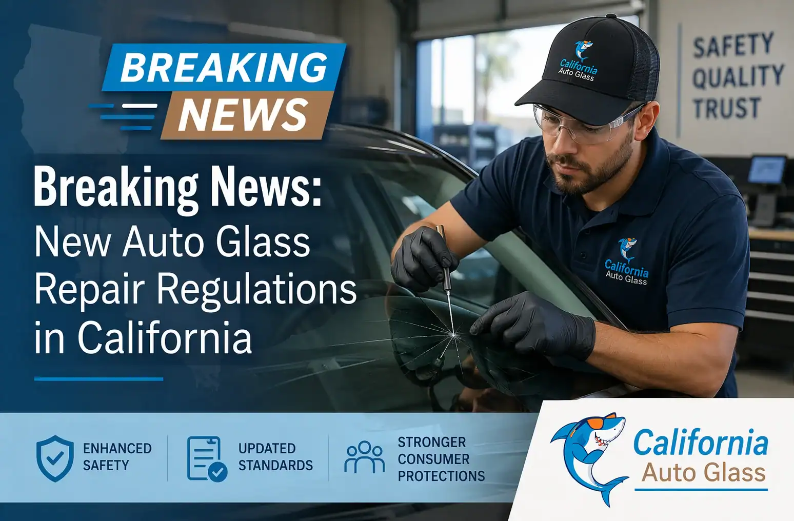 Featured image for “Breaking News: New Auto Glass Repair Regulations in California”