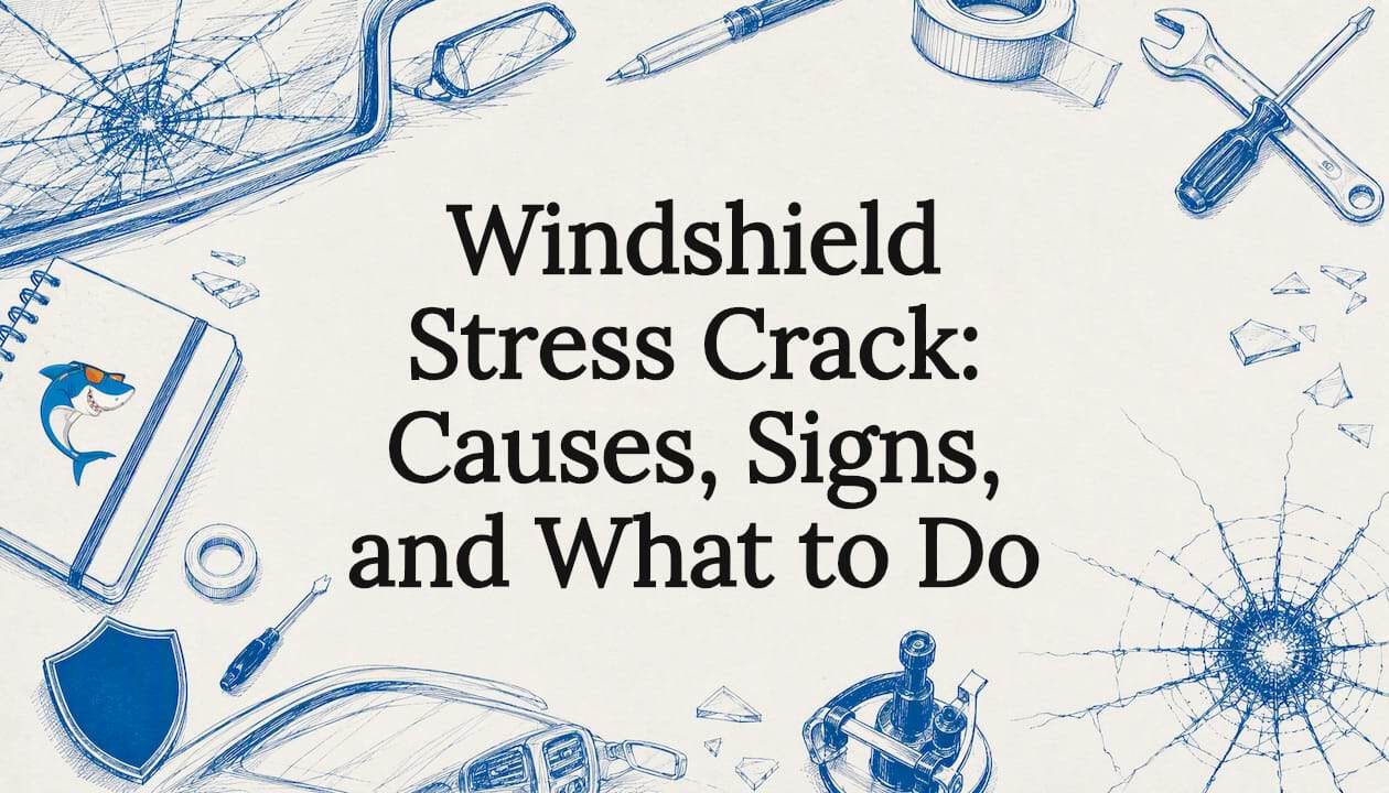 Featured image for “Windshield Stress Crack: Causes, Signs, and What to Do”