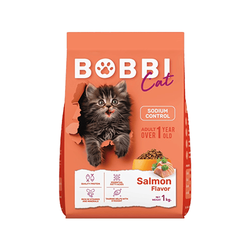 bobi cat อาหารแมว รสแซลมอน