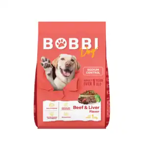 Bobbi dog อาหารหมารสเนื้อและตับ