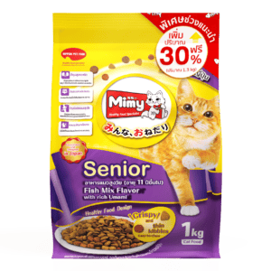 mimy สูตรแมวโตเต็มวัย เพื่อสุขภาพของแมว
