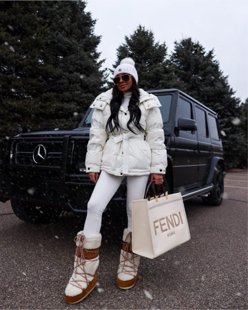 MOON BOOTS WHITE