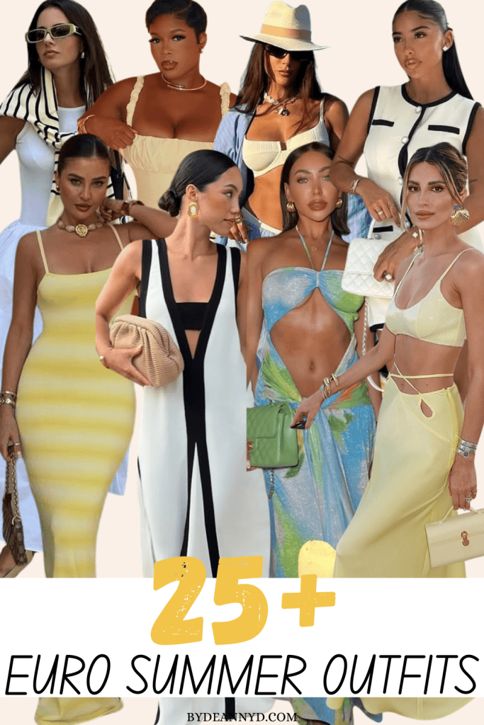 Euro Summer Vacation Outfits