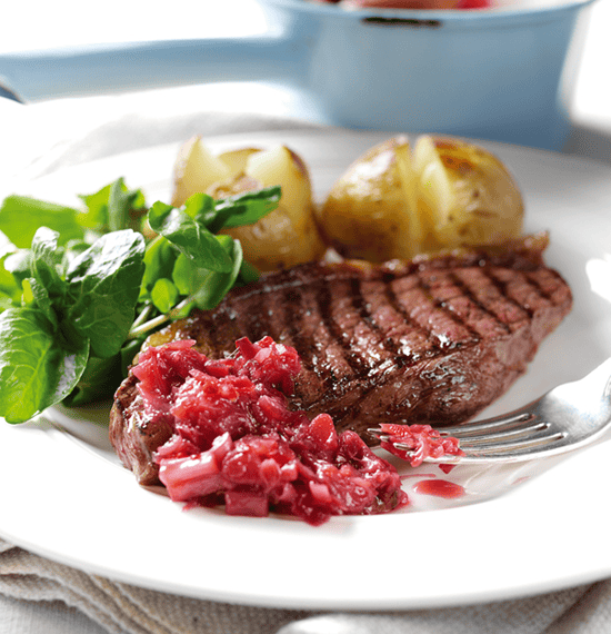 Rhubarb Beef