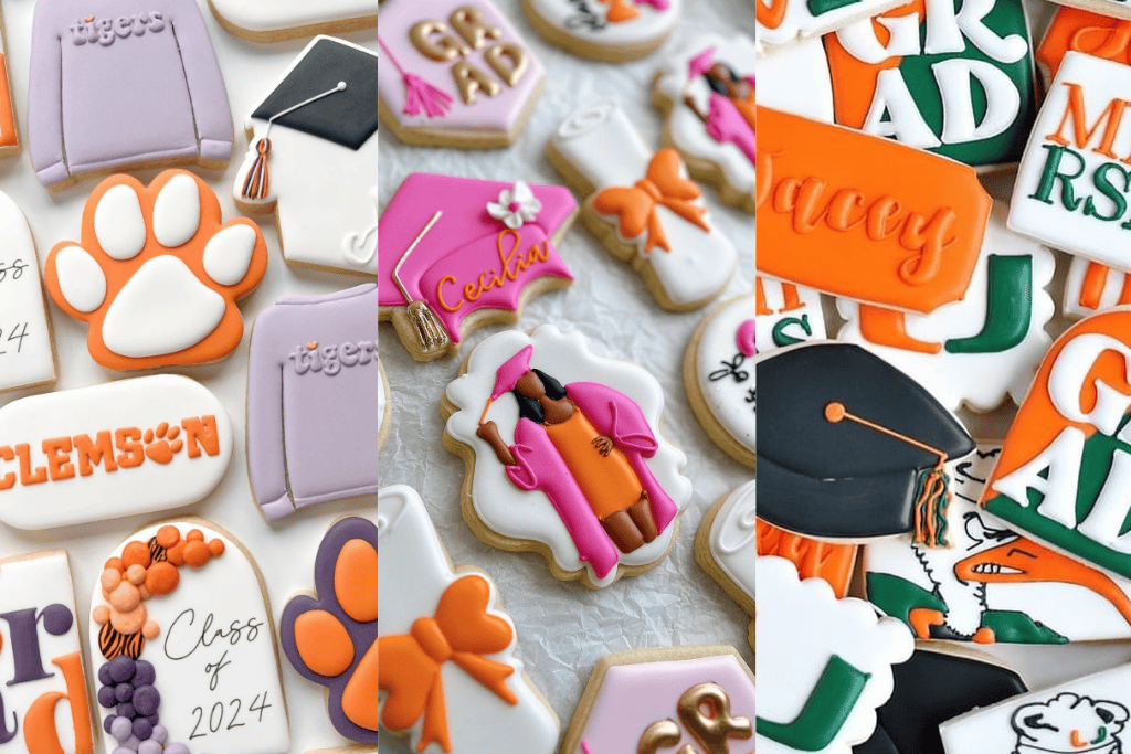 graduation sugar cookies Decorated