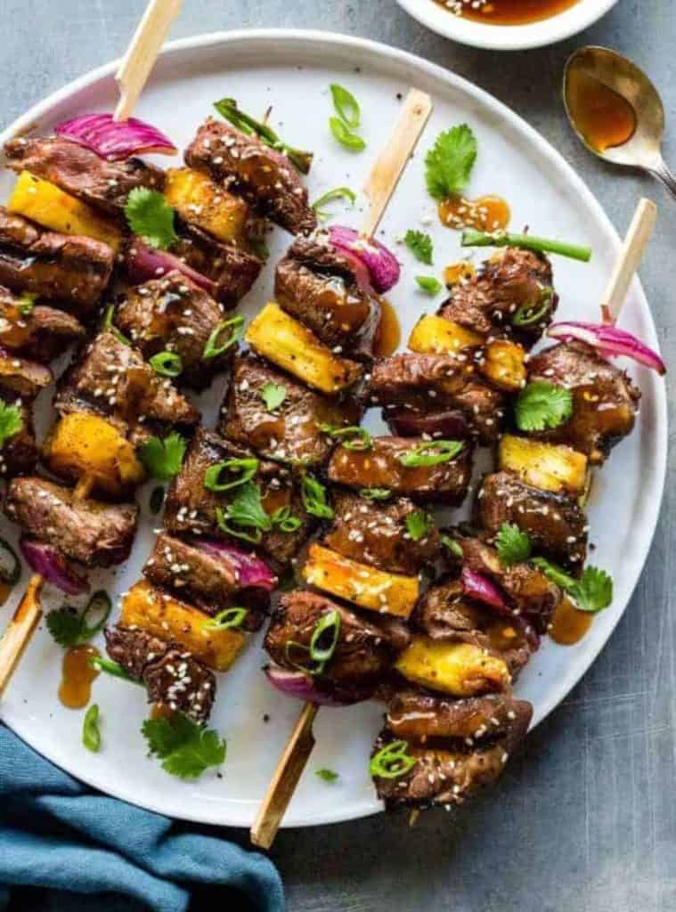 14-teriyaki-beef-skewers- summer grilling recipes