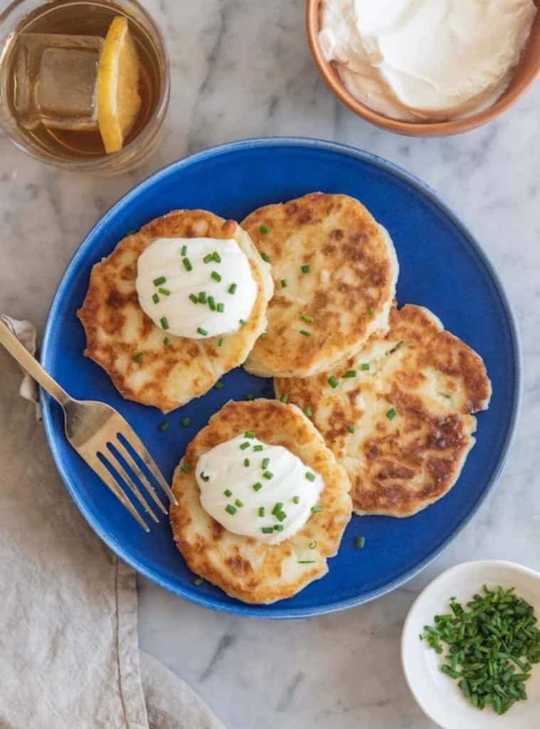 Toddler Breakfast Ideas-Mashed Potato Pancakes