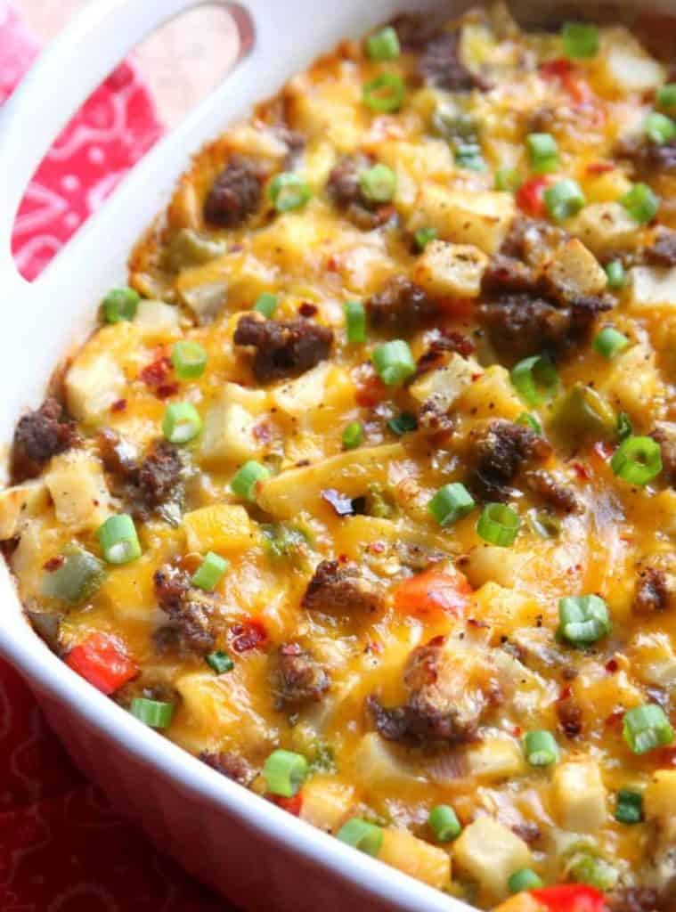Toddler Breakfast Ideas-Egg Potato Breakfast Casserole