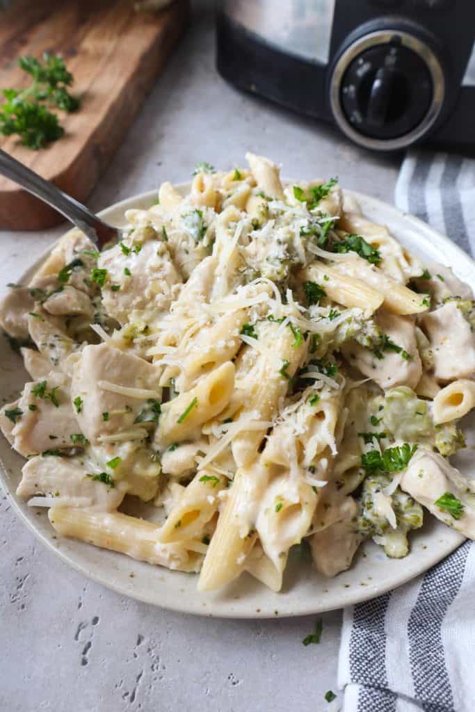 crockpot chicken alfredo