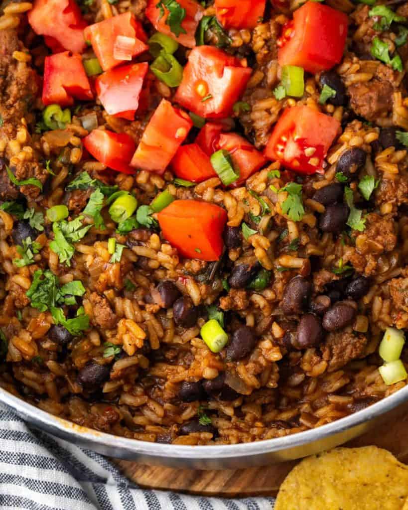 ground beef and rice