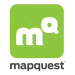 a logo of map quest