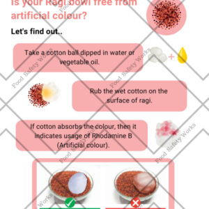 Ragi Adulteration Test (Artificial Colour)