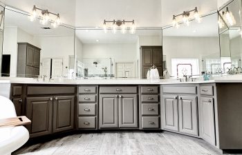 New Vanities featured in the Lost Creek Vintage Charm Gallery - Master Bath -Fort Worth TX, Bathroom Renovation by Stanton and Company