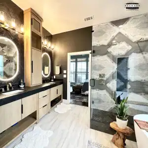High end bathroom remodel from Stanton and Company