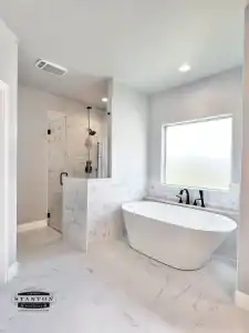 Mid Range Bathroom remodel with Shower and tub - from Stanton and Company