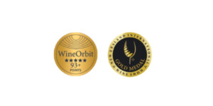 Award-winning Starborough Wines label with 93+ WineOrbit points and Gold Medal recognition, highlighting premium New Zealand wine quality and excellence.