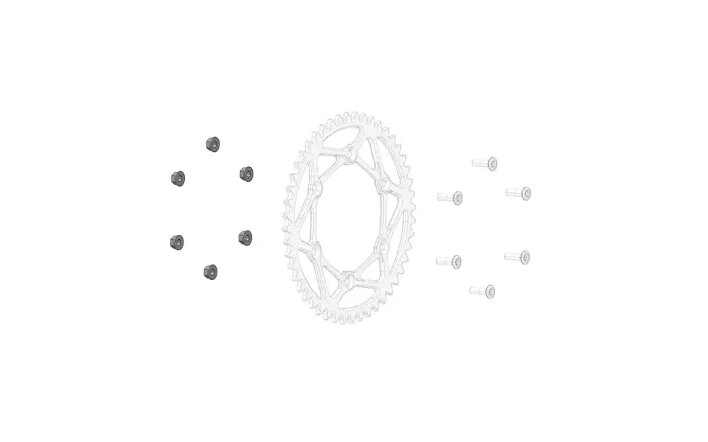 Rear sprocket nut  (1 unit)