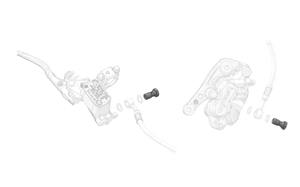 Banjo Bolt Front brake system