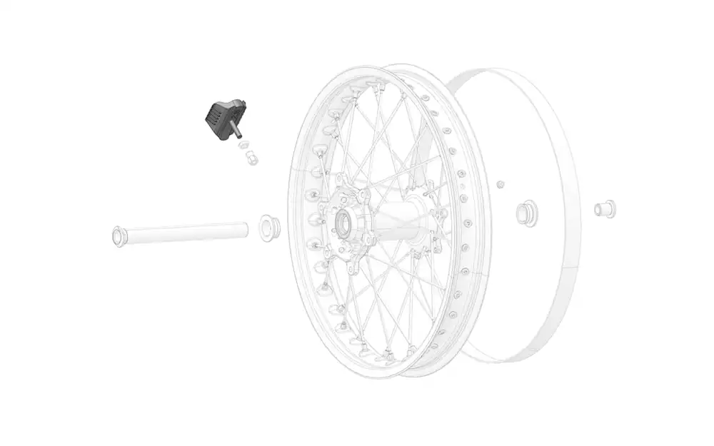 Rear wheel 18 - Beaches Stark
