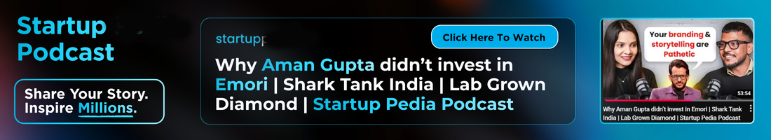 Startup Podcast featuring Shark Tank India insights and success stories.