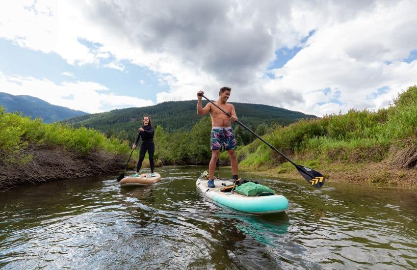 The Waterways Licence Explained | Paddle Board Licence | Canoe Licence 2025 5 Couple paddle boarding on river