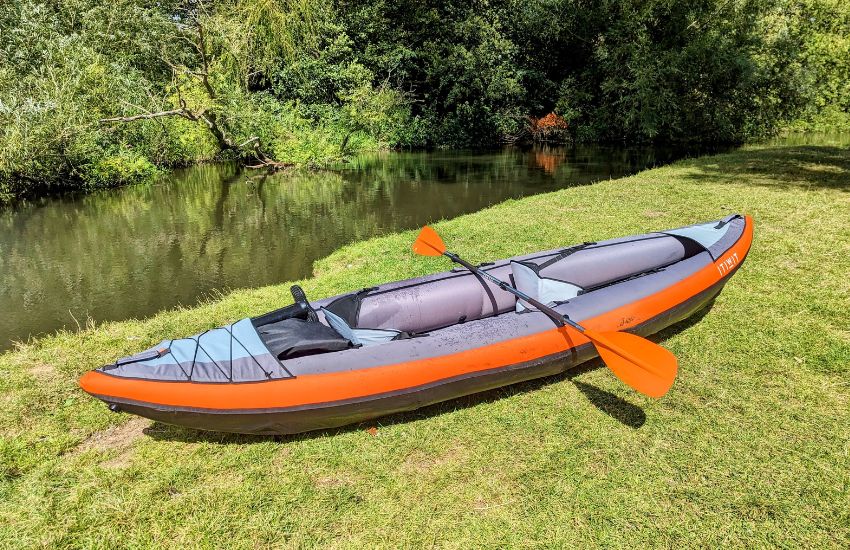 Decathlon’s Itiwit 100 Inflatable Kayak Review 2025 10 Kayak and paddle