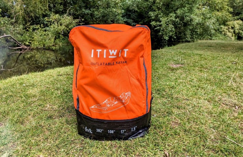Decathlon’s Itiwit 100 Inflatable Kayak Review 2025 2 Itiwit 100 backpack