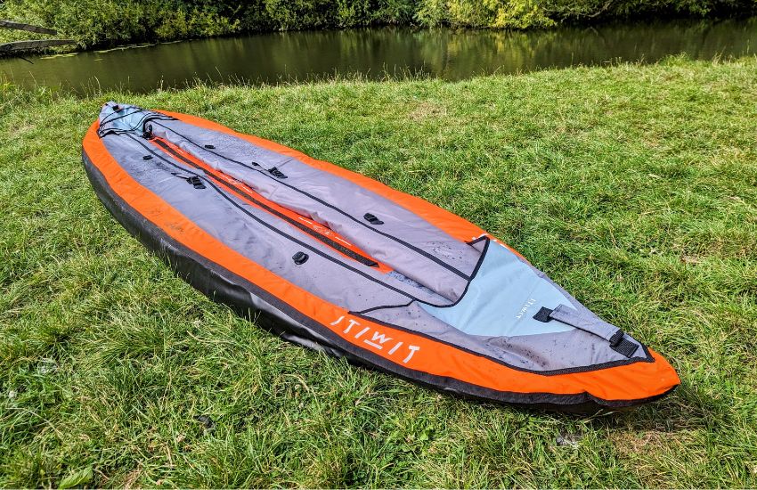Decathlon’s Itiwit 100 Inflatable Kayak Review 2025 9 deflated kayak