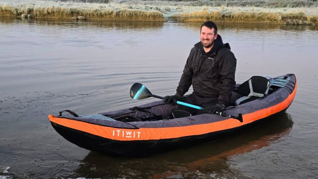 Canoe vs Kayak - Winter kayak Cuckmere Haven - Inflatable Kayak