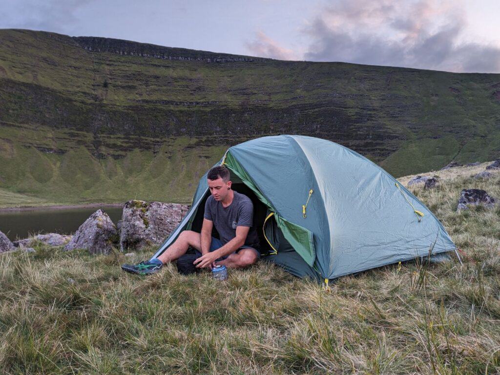 Wild Camping: The Complete Beginner's Guide (2025) 9 Me wild camping in the Brecon Beacons
