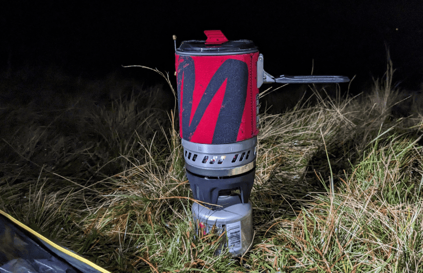 Fire Maple Polaris Cooking System Review (2024) 12 Fire Maple Polaris after dark