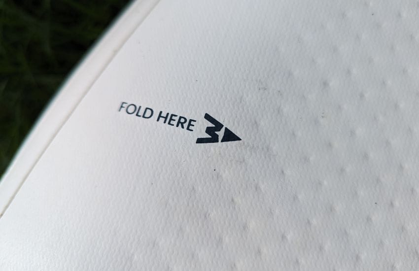 Fold here