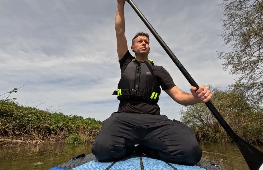 15 Best Budget Paddle Boards in the UK in 2025 22 Osprey Buoyancy Aid on SUP