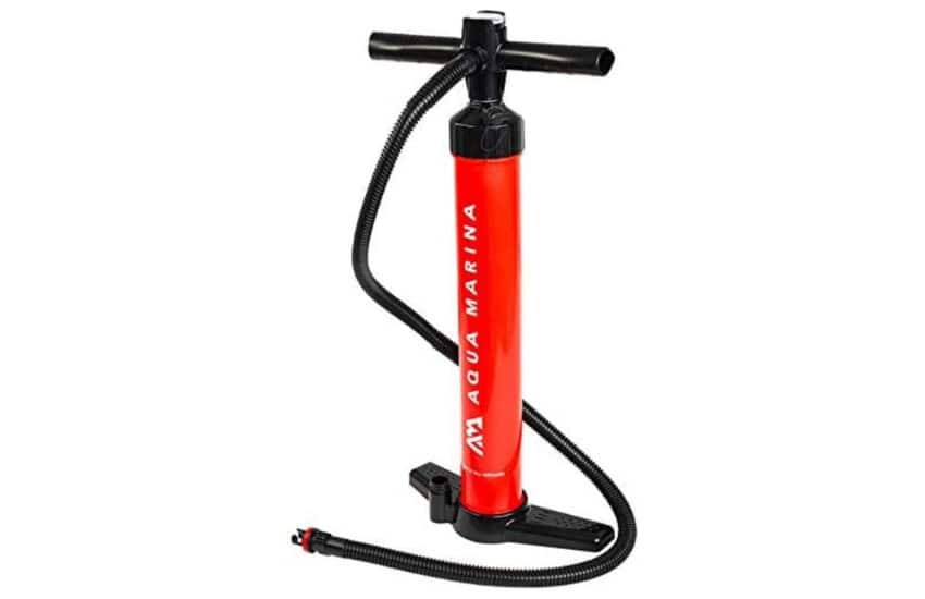 How to Inflate a Paddleboard with a Dual Action Pump 3 Aqua Marina Liquid Air V1 Double Action Pump