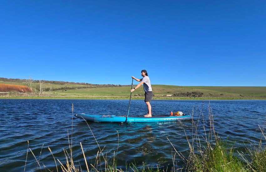 Paddleboarding Cuckmere Haven